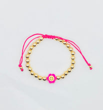 Load image into Gallery viewer, Adjustable happy face Bracelet