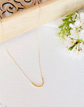 Load image into Gallery viewer, Gold Beaded Necklace