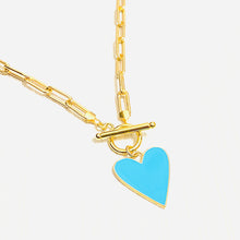 Load image into Gallery viewer, Lory Heart Enamel Necklace