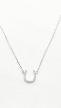 Load image into Gallery viewer, Mini Horseshoe Necklace
