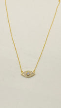 Load image into Gallery viewer, Evil Eye CZ necklace