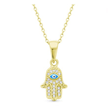 Load image into Gallery viewer, Chany Hamsa Necklace