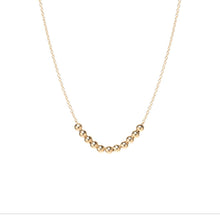 Load image into Gallery viewer, Gold Beaded Necklace