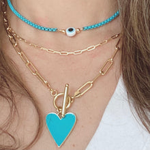Load image into Gallery viewer, Lory Heart Enamel Necklace