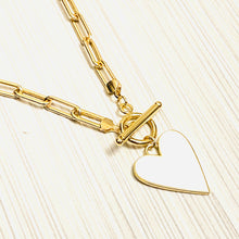 Load image into Gallery viewer, Lory Heart Enamel Necklace
