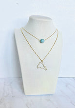 Load image into Gallery viewer, Larimar Ball Necklace