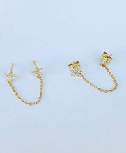 Load image into Gallery viewer, Double Star Stud Earrings