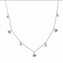 Load image into Gallery viewer, Evil Eye Dangle Choker