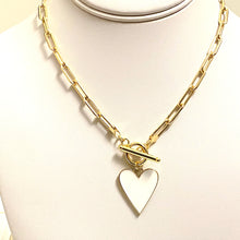 Load image into Gallery viewer, Lory Heart Enamel Necklace