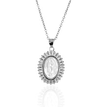 Load image into Gallery viewer, Mother Pearl Guadalupe Necklace