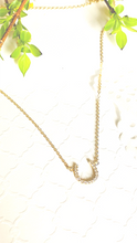 Load image into Gallery viewer, Mini Horseshoe Necklace