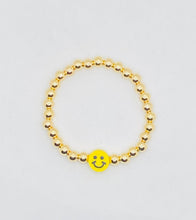 Load image into Gallery viewer, Happy face stretch bracelet
