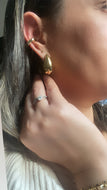 Love teardrop Dome Earring