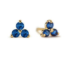 Load image into Gallery viewer, Trio stud Earrings
