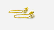 Sheila Stud Chain Earrings