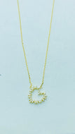 Decor Open CZ Heart Necklace