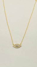 Load image into Gallery viewer, Evil Eye CZ necklace
