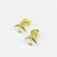 Airplane Stud Earring