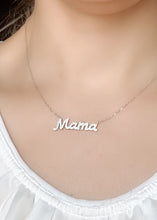 Load image into Gallery viewer, Pave Mama Script Necklace
