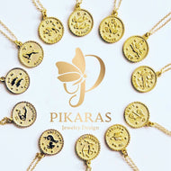 Zodiac Coin Necklace