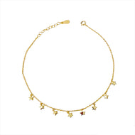 Star Charm Anklets