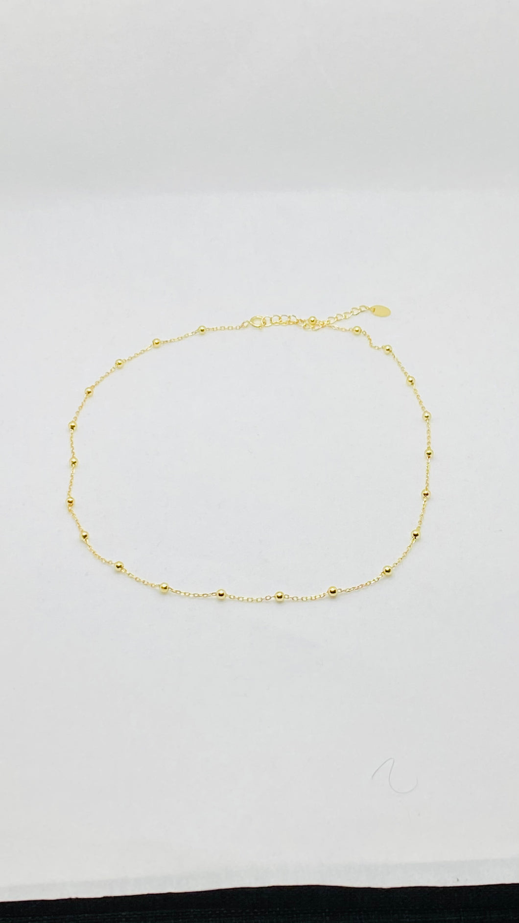 Gold Bead Necklace
