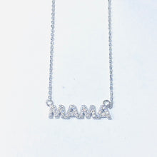 Load image into Gallery viewer, Pave Mama Script Necklace
