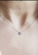 Dainty Evil Eye Necklace