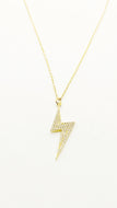 Lightning Bolts  Necklace