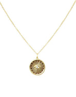Medallion Evil Eye Necklace